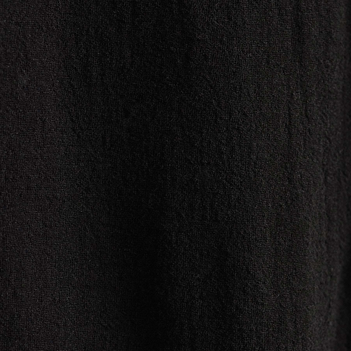 Solid Viscose Wool Shirting in Black | James Perse Los Angeles