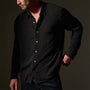 Solid Viscose Wool Shirting in Black | James Perse Los Angeles