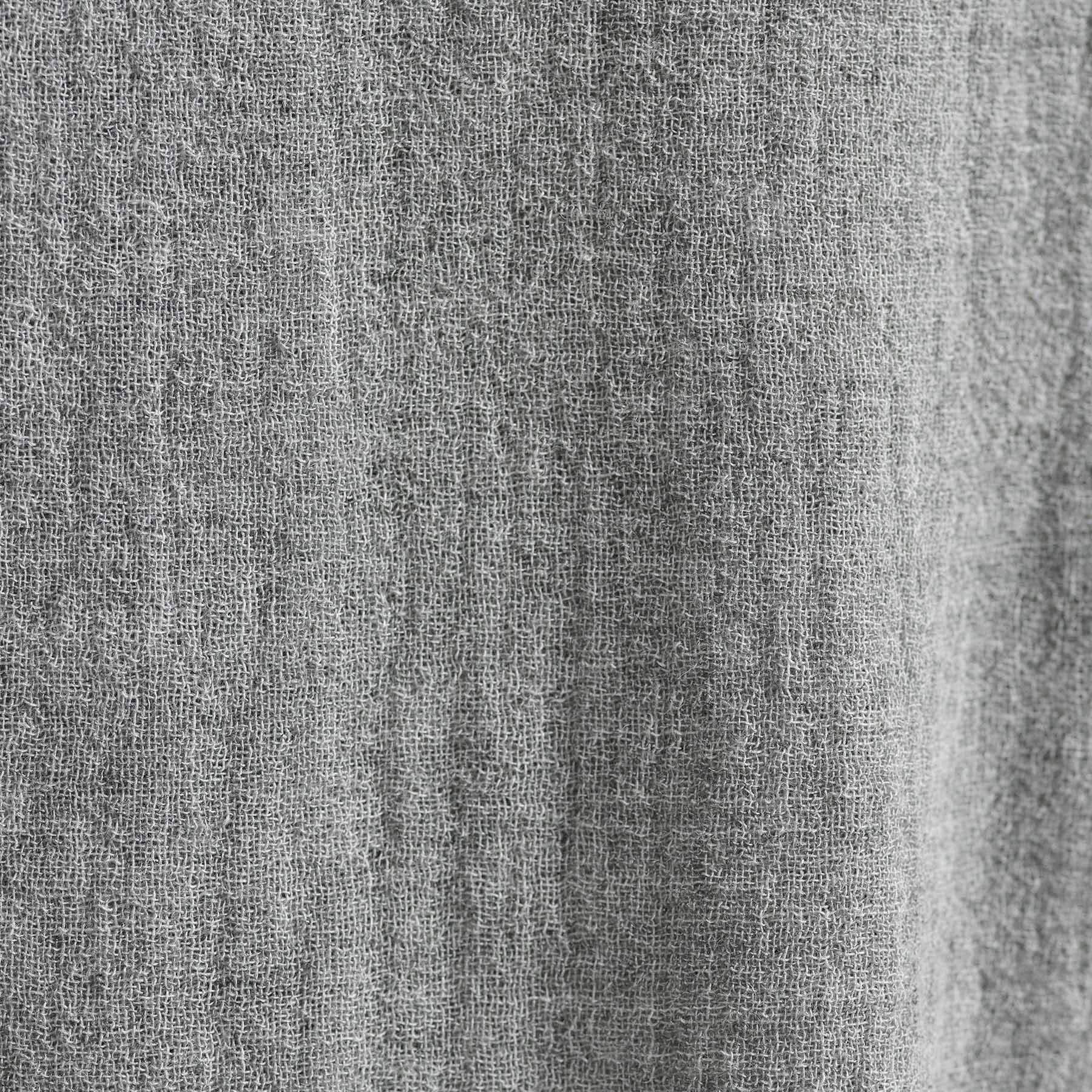 Solid Viscose Wool Shirting in Heather Grey | James Perse Los Angeles
