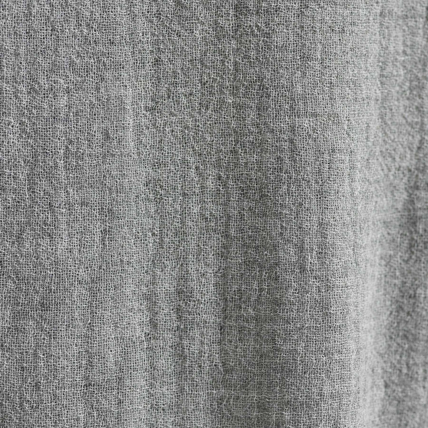 Solid Viscose Wool Shirting in Heather Grey | James Perse Los Angeles