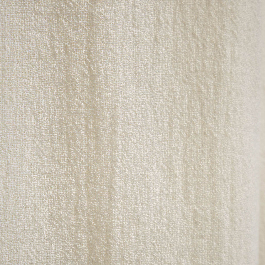 Solid Viscose Wool Shirting in Ivory | James Perse Los Angeles