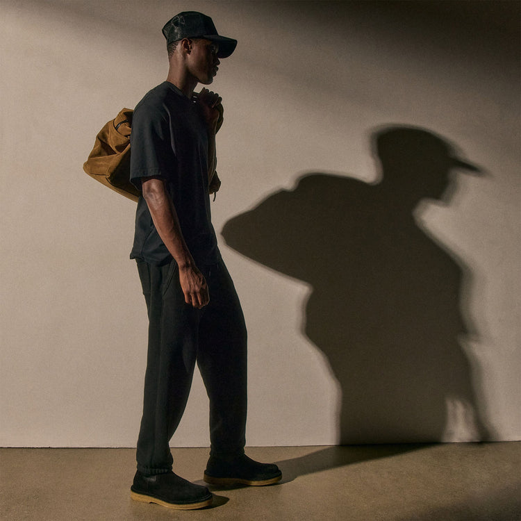 Cozy Sweatpant in Black | James Perse Los Angeles