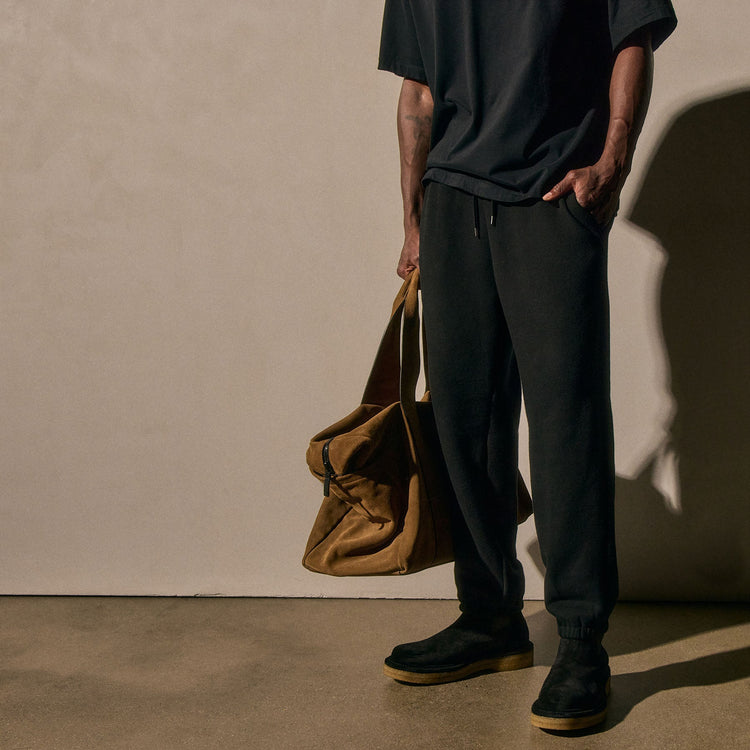 Cozy Sweatpant in Black | James Perse Los Angeles