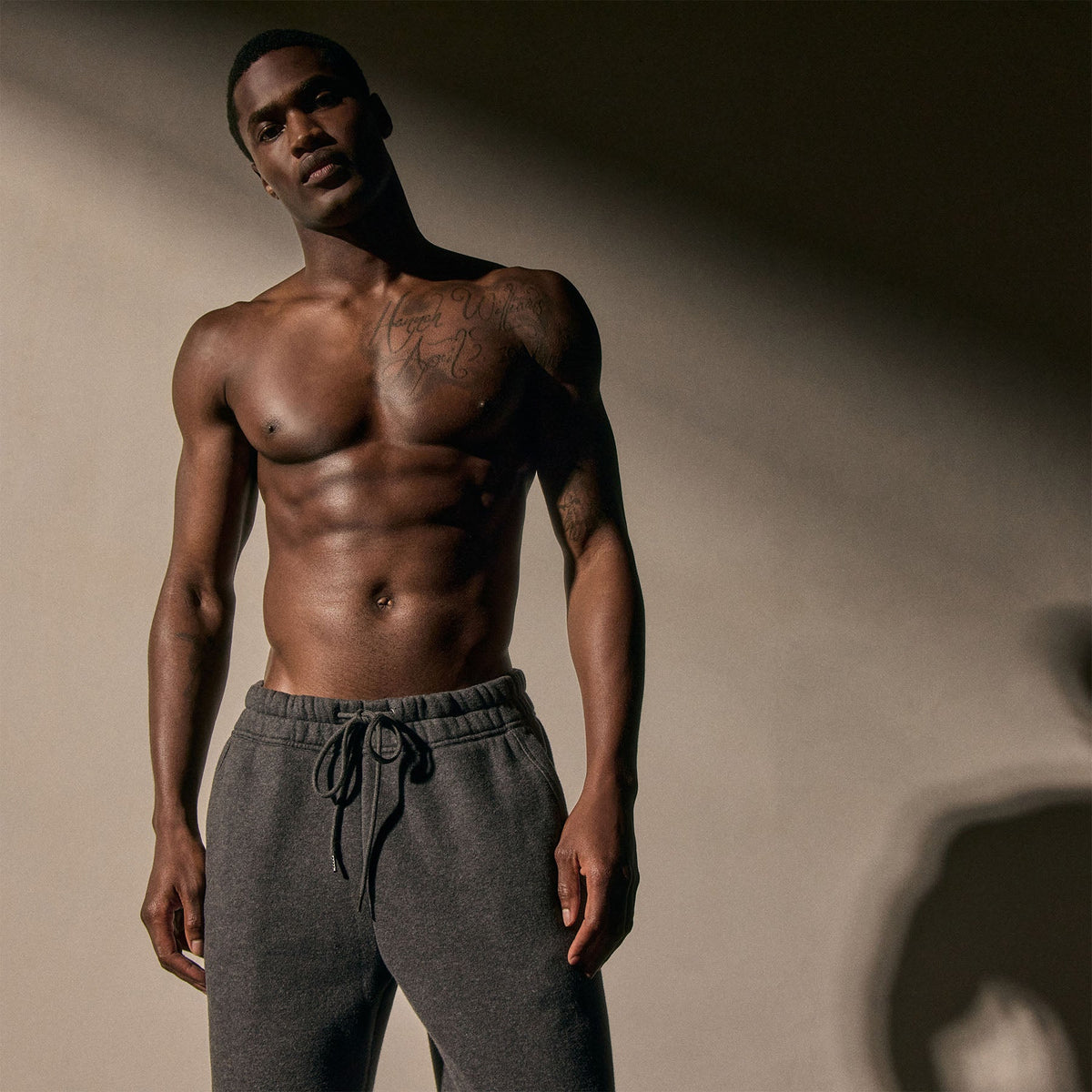 Cozy Sweatpant in Heather Charcoal | James Perse Los Angeles