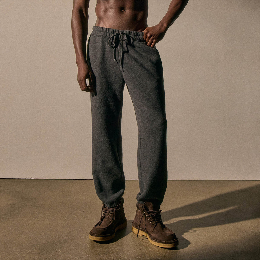 Cozy Sweatpant in Heather Charcoal | James Perse Los Angeles