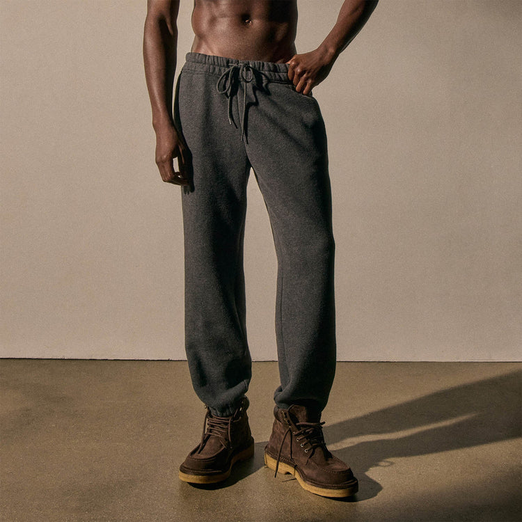 Cozy Sweatpant in Heather Charcoal | James Perse Los Angeles