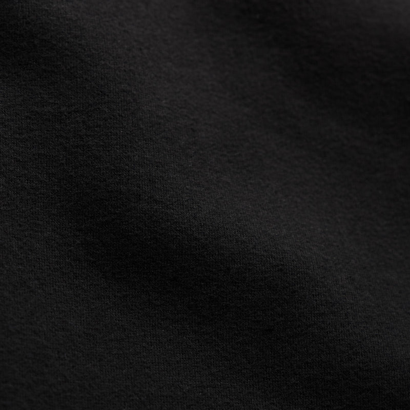 Cozy Straight Sweat Pant in Black | James Perse Los Angeles FLAT