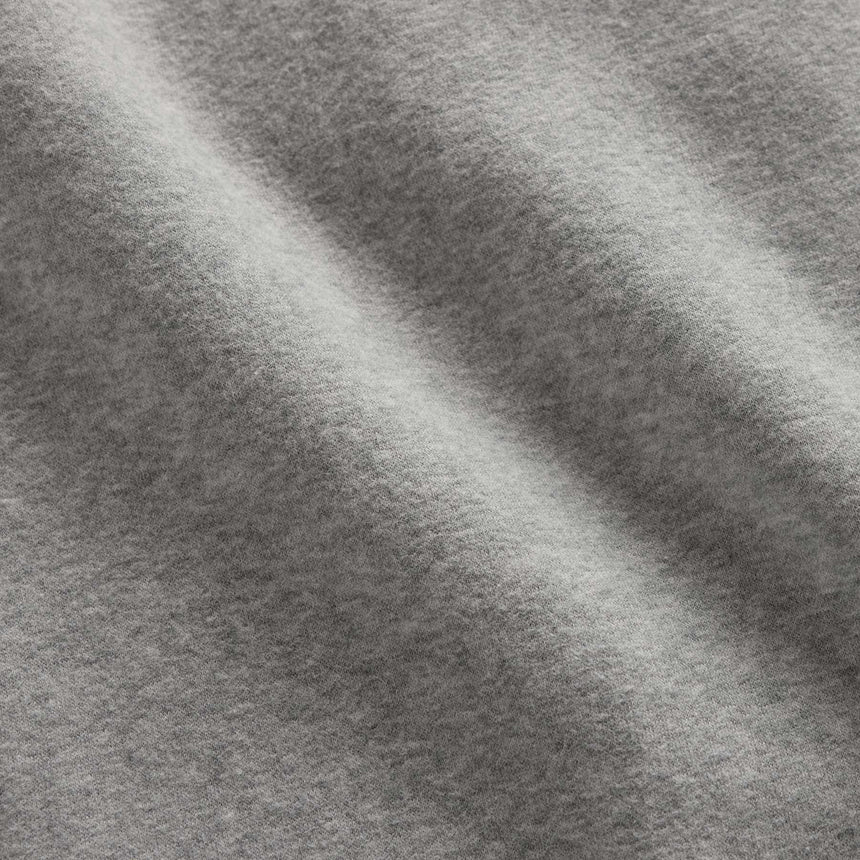 Cozy Straight Sweat Pant in Heather Grey | James Perse Los Angeles FLAT