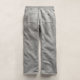 Cozy Straight Sweat Pant in Heather Grey | James Perse Los Angeles FLAT
