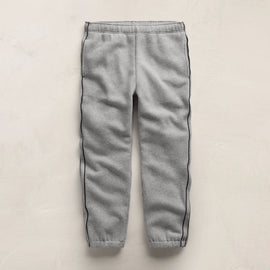 Men's Cozy Hooded Sweatshirt & Cozy Sweat Pant With Piping Gift Set - Heather Grey
