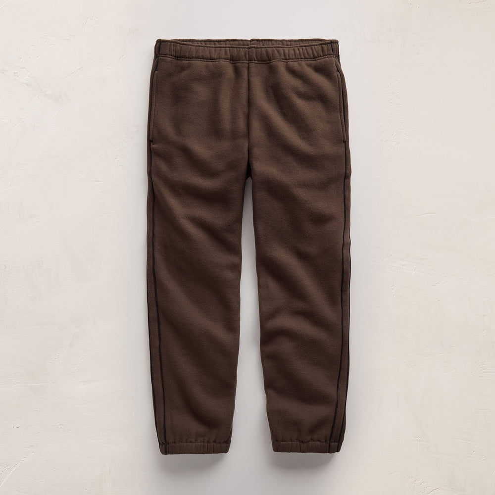 Cozy Sweat Pant With Piping in Porcupine | James Perse Los Angeles FLAT