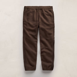 Cozy Sweat Pant With Piping in Porcupine | James Perse Los Angeles FLAT