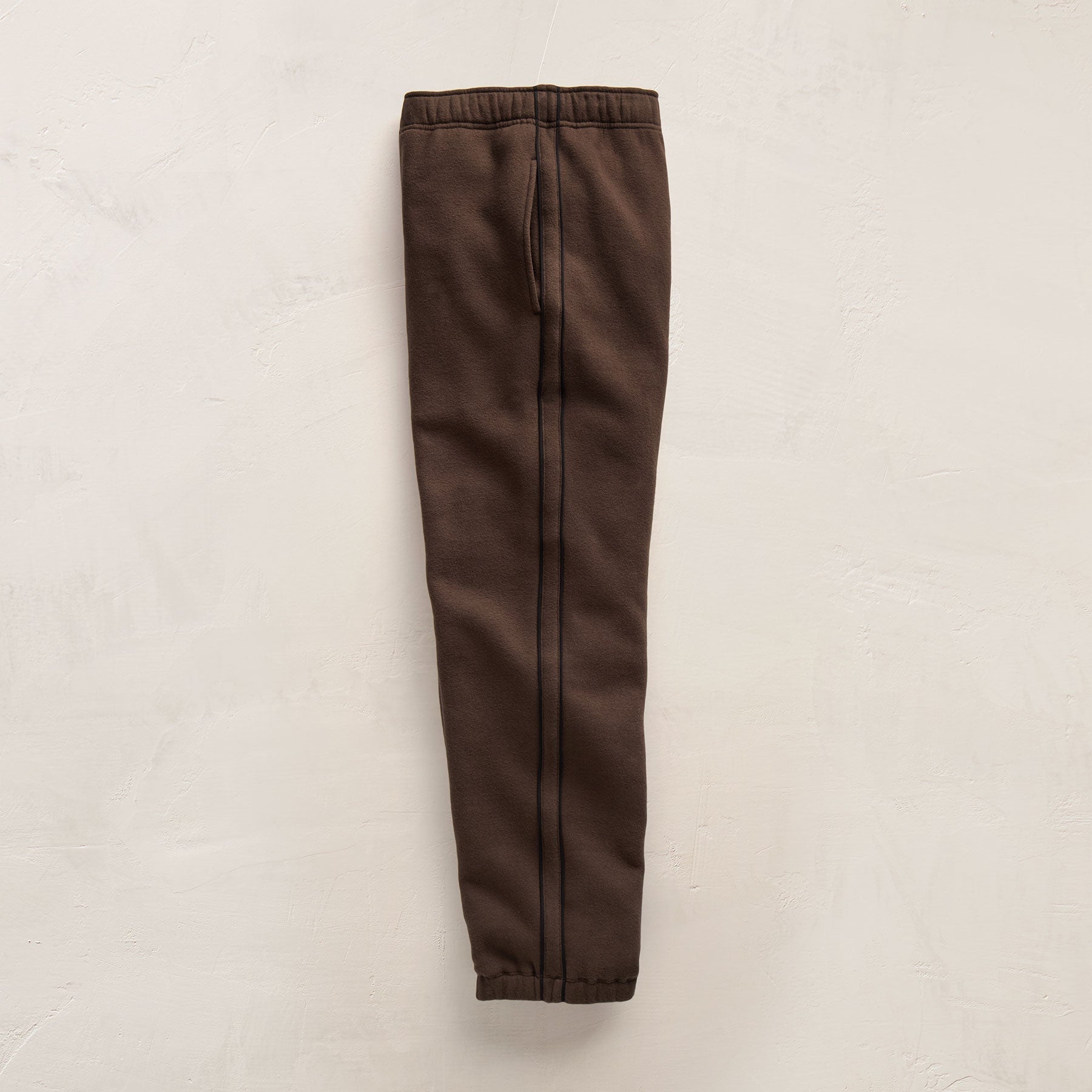 Cozy Sweat Pant With Piping in Porcupine | James Perse Los Angeles FLAT