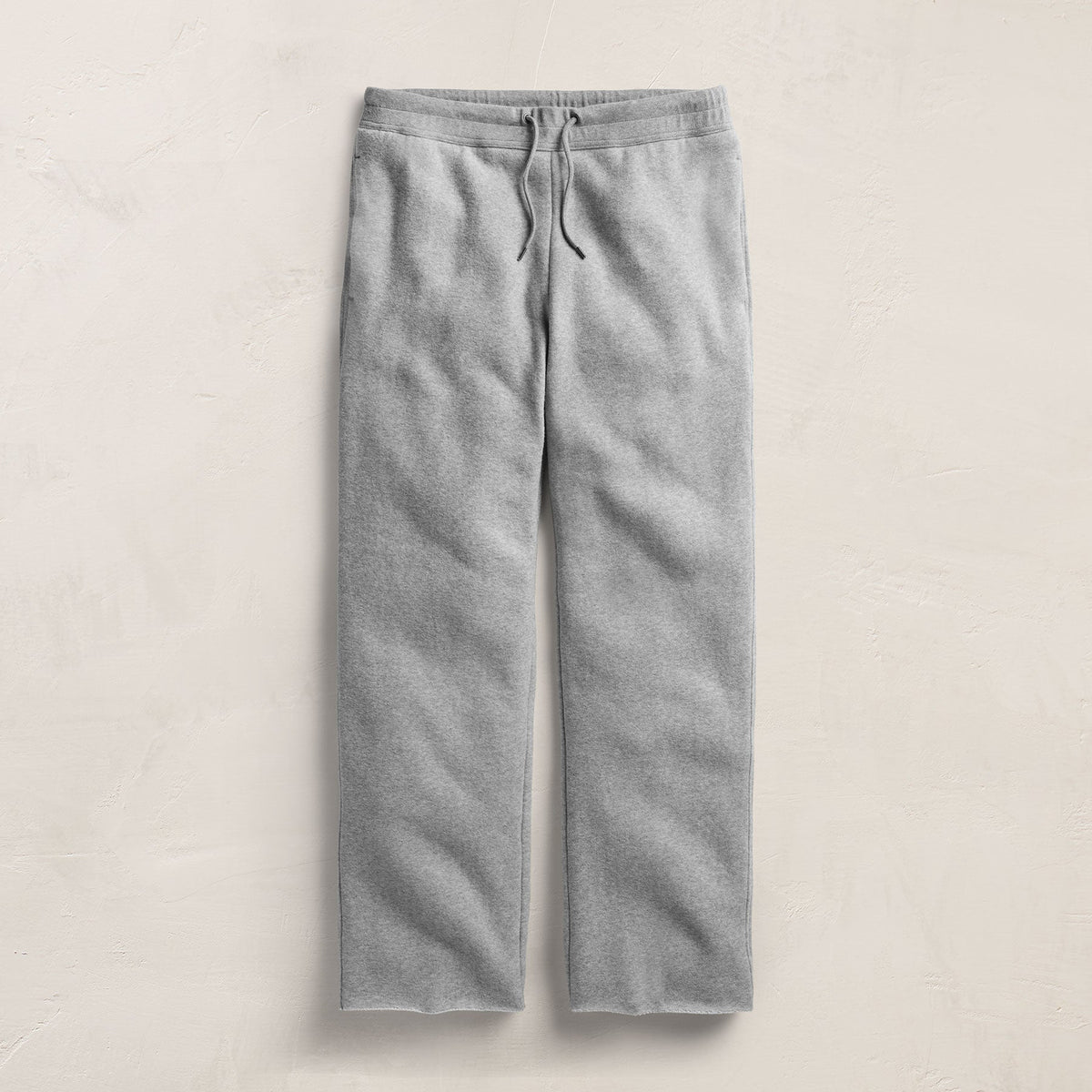 Cozy Fleece Relaxed Straight Leg Sweatpant in Heather Grey | James Perse Los Angeles