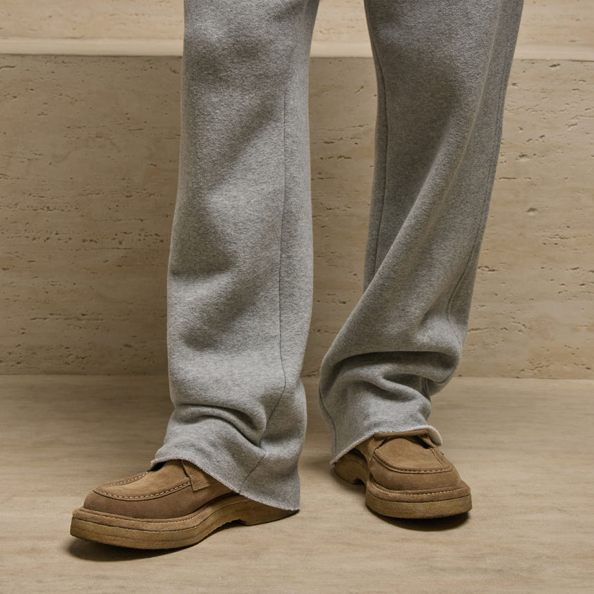 Cozy Fleece Relaxed Straight Leg Sweatpant - Heather Grey