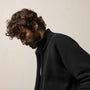 Cozy Full Zip Sweatshirt in Black | James Perse Los Angeles