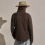 Cozy Fleece Snap Front Jacket in Porcupine | James Perse Los Angeles