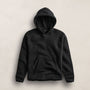 Cozy Hooded Sweatshirt in Black | James Perse Los Angeles