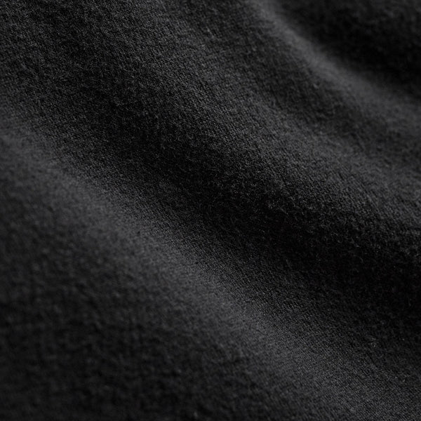 Cozy Hooded Sweatshirt in Black | James Perse Los Angeles