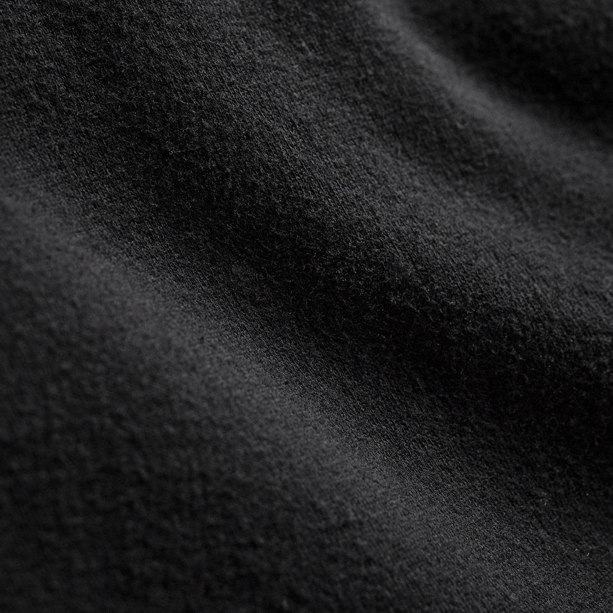 Cozy Hooded Sweatshirt in Black | James Perse Los Angeles