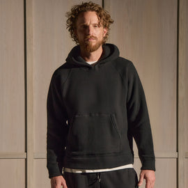 Cozy Hooded Sweatshirt - Black