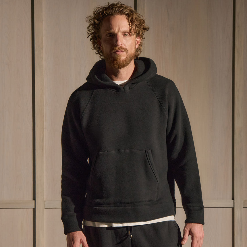 Cozy Hooded Sweatshirt - Black