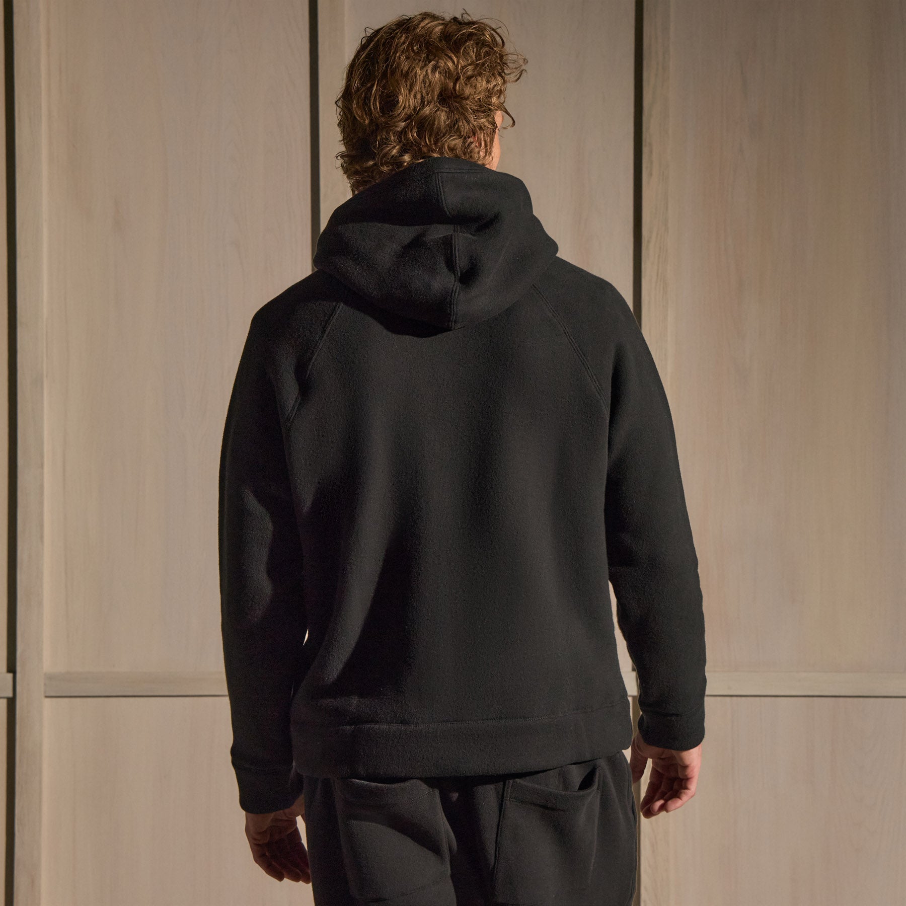 Cozy Half Zip In Black | James Perse Los Angeles Cozy Half Zip In Black | James Perse Los Angeles