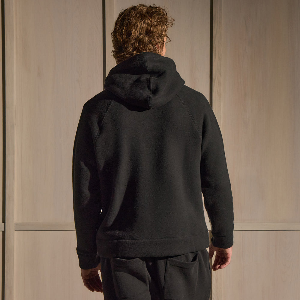 Cozy Hooded Sweatshirt - Black