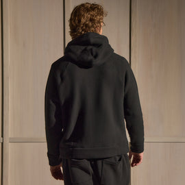 Cozy Hooded Sweatshirt - Black