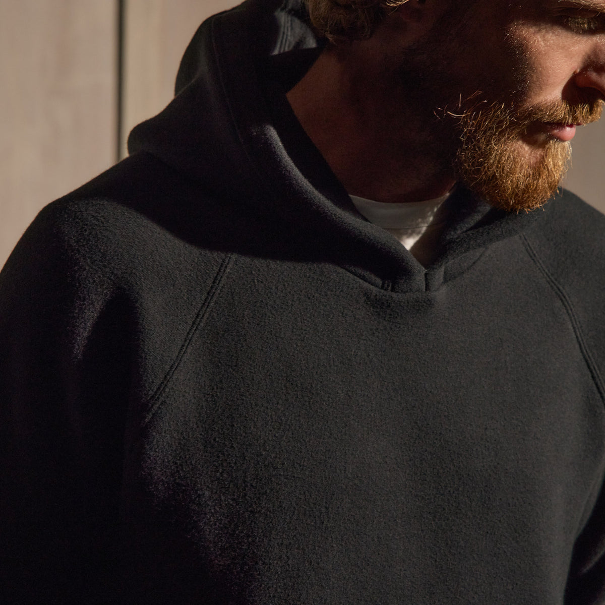 Cozy Hooded Sweatshirt - Black