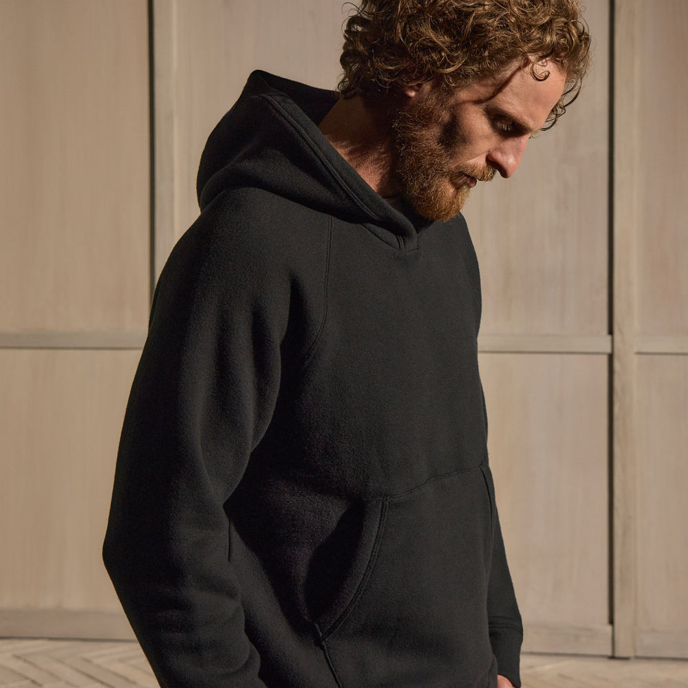 Cozy Hooded Sweatshirt - Black