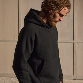 Cozy Hooded Sweatshirt - Black