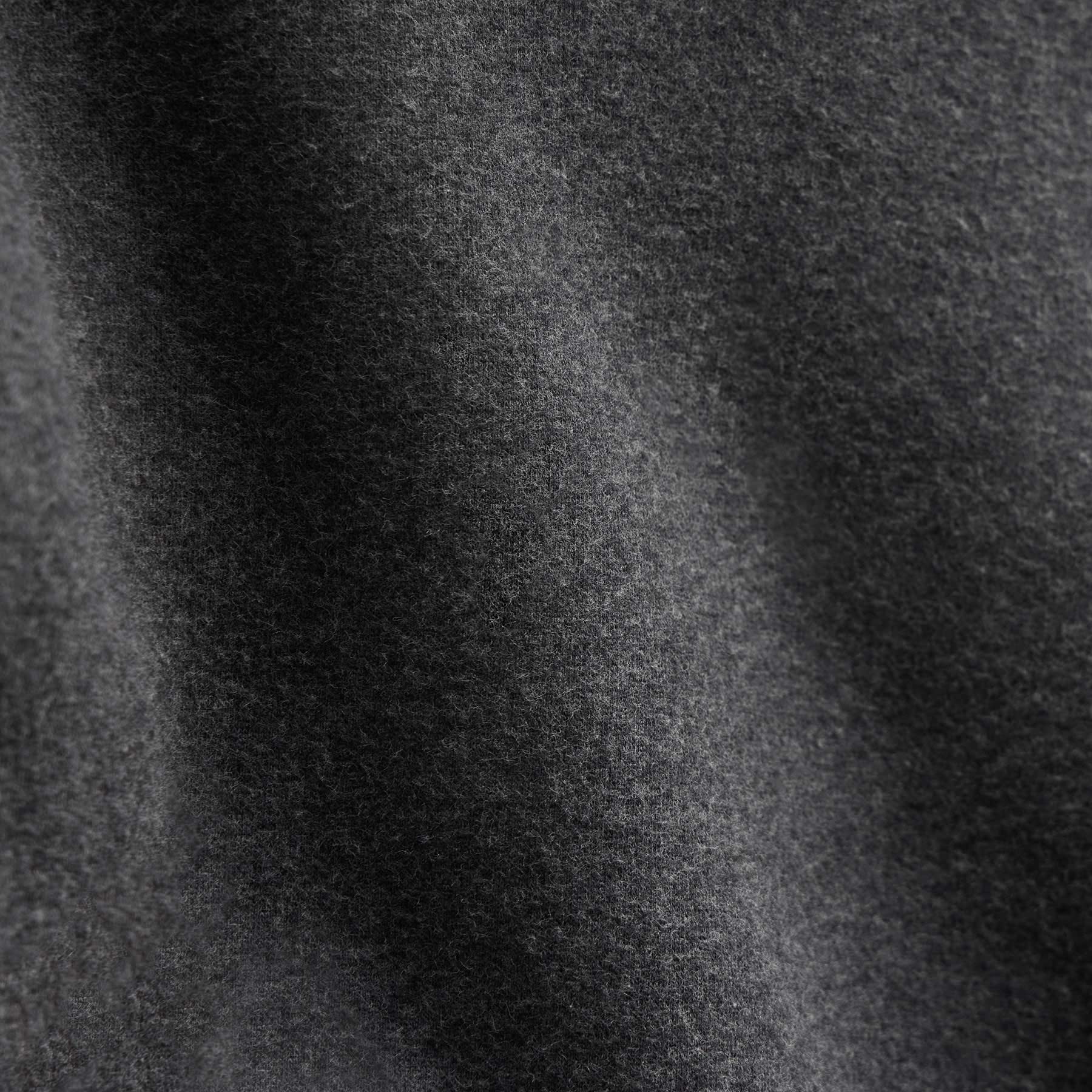 Cozy Hooded Sweatshirt in Heather Charcoal | James Perse Los Angeles FLAT