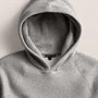 Cozy Hooded Sweatshirt in Heather Grey | James Perse Los Angeles