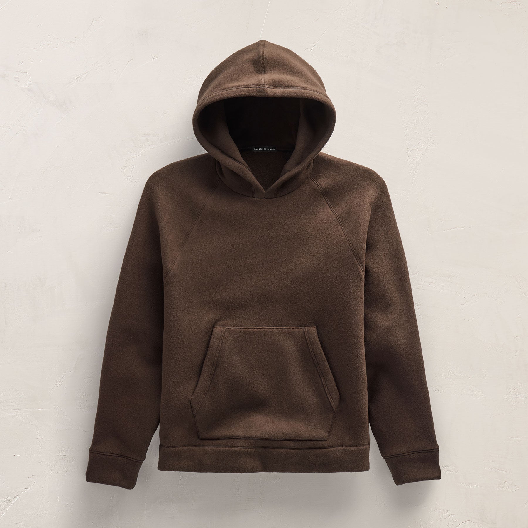 Vintage French Terry Zip Up Hoodie - Black | James Perse Los Angeles