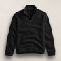 Cozy Half Zip in Black | James Perse Los Angeles