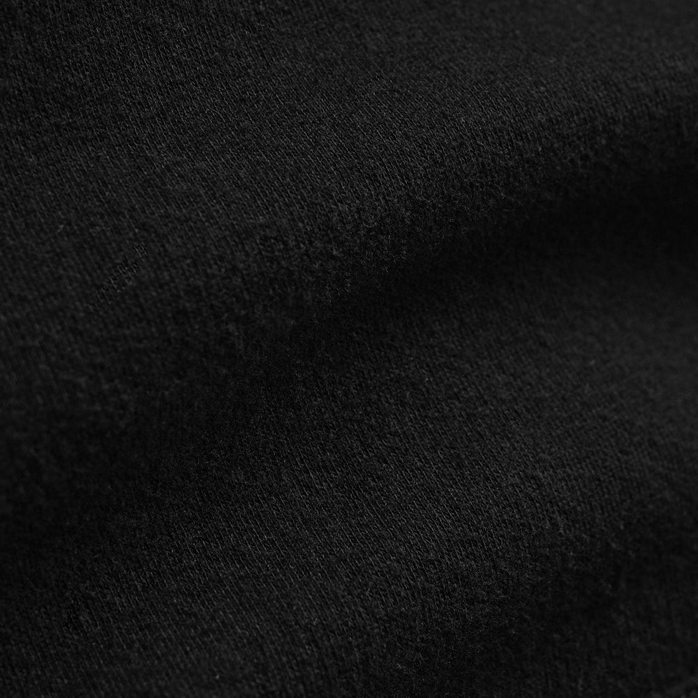 Cozy Half Zip in Black | James Perse Los Angeles