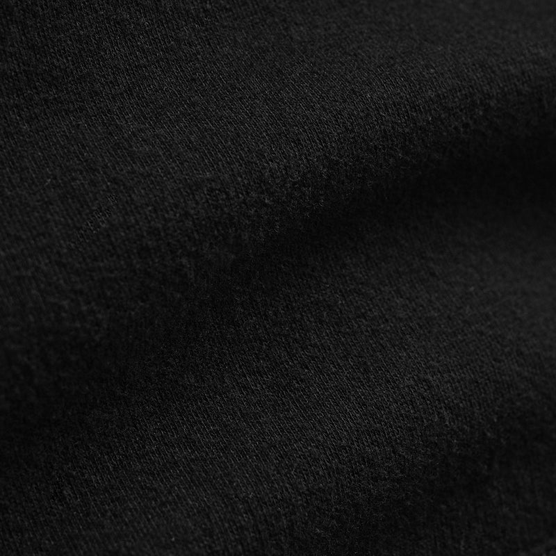 Cozy Half Zip in Black | James Perse Los Angeles