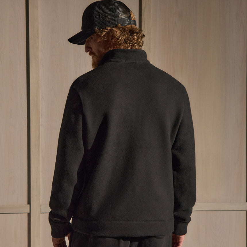 Cozy Half Zip - Black