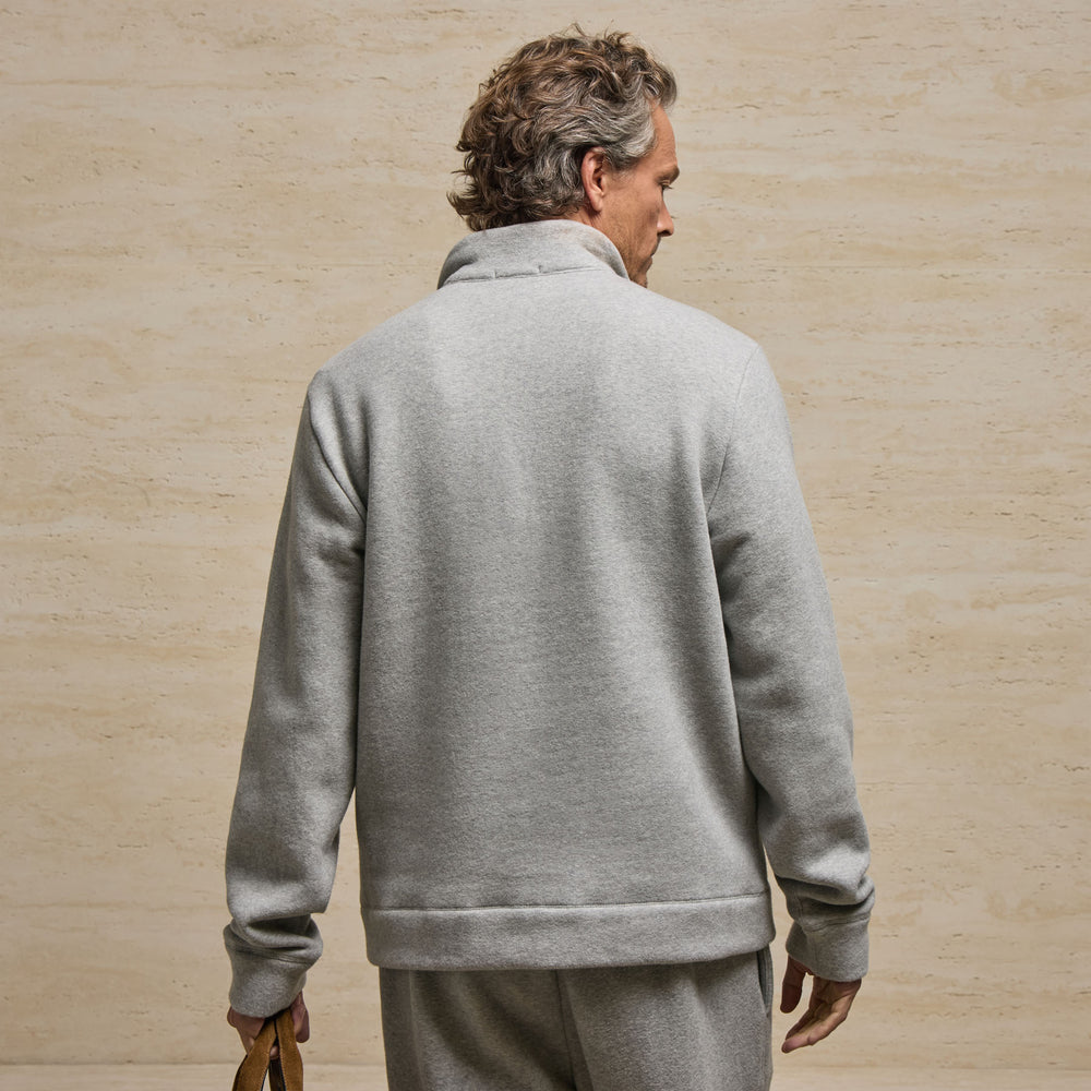 Cozy Half Zip - Heather Grey