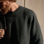 Cozy Fleece Raglan Crew in Fern | James Perse Los Angeles