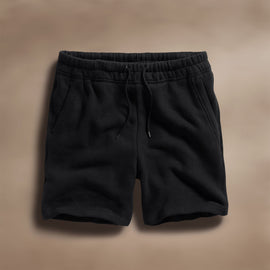 Cozy Sweat Short in Black | James Perse Los Angeles