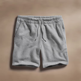 Cozy Sweat Short in Heather Grey | James Perse Los Angeles