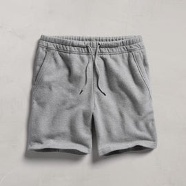 Cozy Sweat Short - Heather Grey