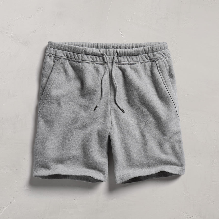 Cozy Sweat Short - Heather Grey