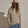 Cotton Linen Hoodie in Taupe | James Perse Los Angeles