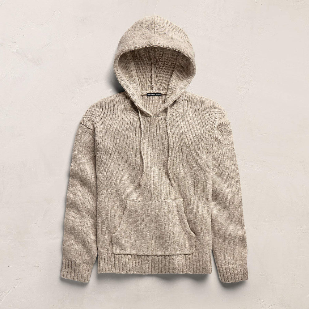 Cotton Linen Hoodie in Taupe | James Perse Los Angeles