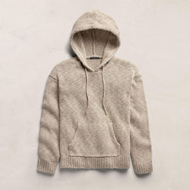 Cotton Linen Hoodie in Taupe | James Perse Los Angeles