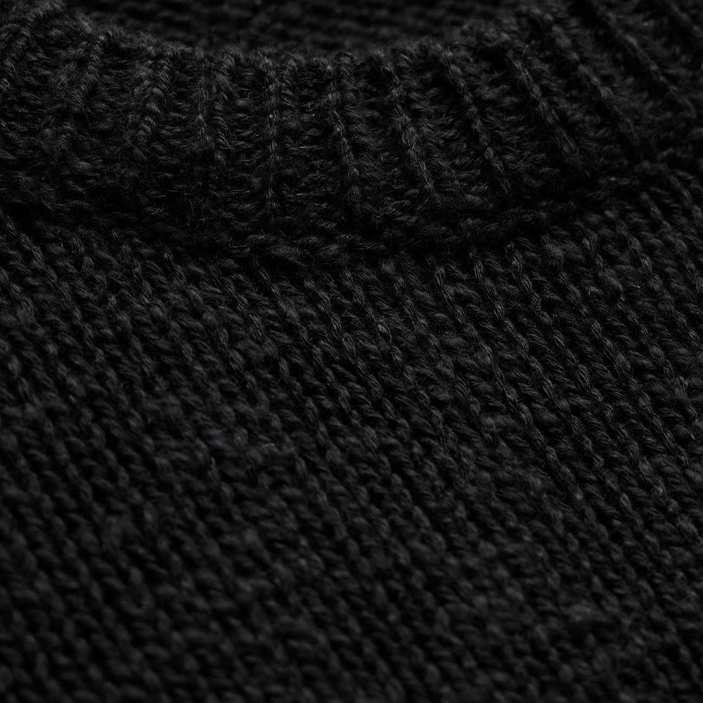 Cotton Linen Crew in Black | James Perse Los Angeles