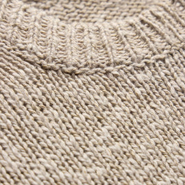 Cotton Linen Crew in Taupe | James Perse Los Angeles